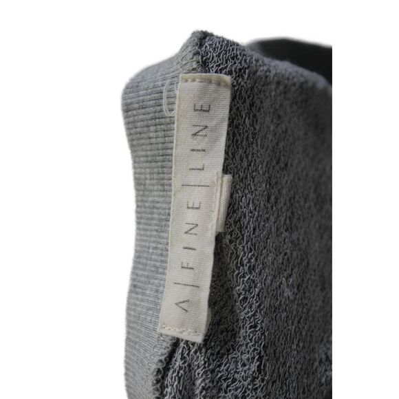 A Fine Line Women's Round Neck Long Sleeves Pullover Sweater Gray Size L - Picture 4 of 5